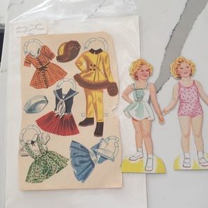 Shirley Temple Paper Dolls - Antique